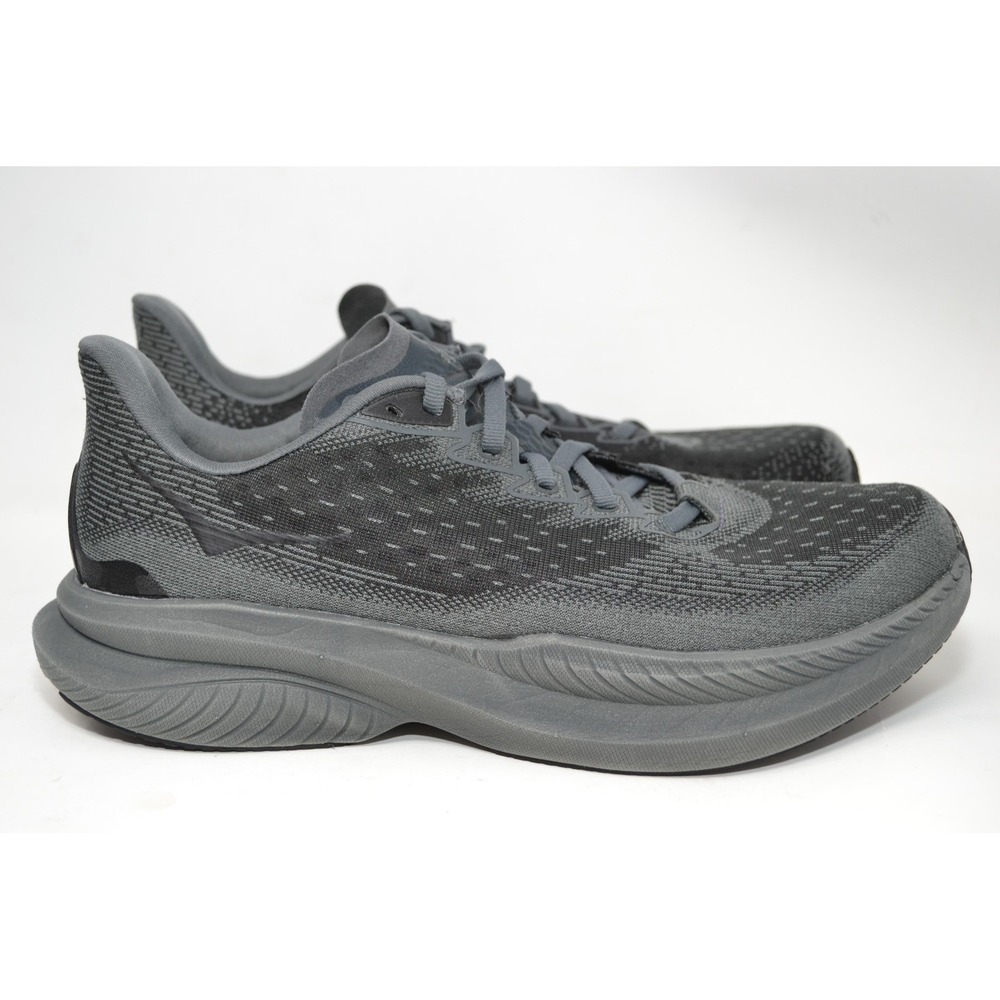 Hoka One One Mach 6 LA Shoes Womens 9.5B Gray Running Sneakers Lightweight